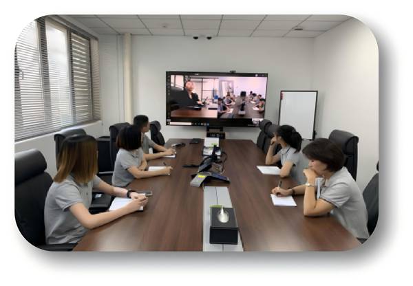 Tianjin Kelioil laboratory engineers and international business division conducting custom slurry formulation trials